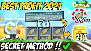 EASY PROFIT 217 WLS - CARA PROFIT MUDAH 2021 - [DOUBLE WLS] - GROWTOPIA PROFIT 2021 | Hideki