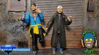 Diamond Select Jay and Silent Bob Reboot Figures Unboxing and Review
