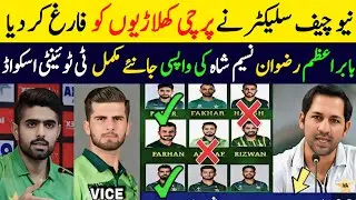 New Chief Selector Sarfaraz Made 5 big Changes in Pak T20 Squad vs S Africa | Pak vs Sa Series