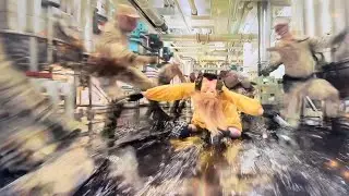 Argylle and Transporter movie similarities in oil fight scene 😅