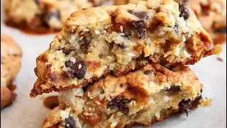 COPYCAT Levain Bakery Caramel Coconut Cookies