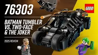 LEGO DC Batman Тумблер против Двуликого и Джокера (76303) ОБЗОР