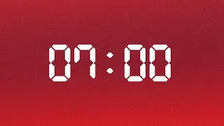 7 Minute Momentum Start | Aura Timer | Red Edition | NX