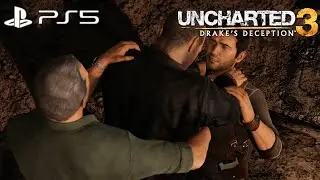 Uncharted 3: Drake's Deception Remastered - Cutter Tries To Kill Nate 1080p PS5