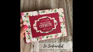 So Sentimental bundle with Best Dressed DSP gate fold card