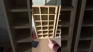 Custom Cubby Cabinet with Removable Shelves | DIY Woodworking