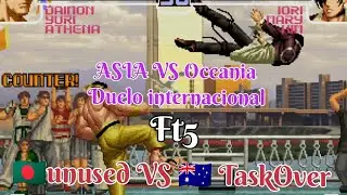 KOF 2002 - Asi defiende su rango A el jugador unused p1 🇧🇩 vs este jugador de Oceanía 🇭🇲 Taskover p2