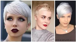 Cool Pixie Haircut 55 Style For Women's 2021 | Silver Pixie Haircuts