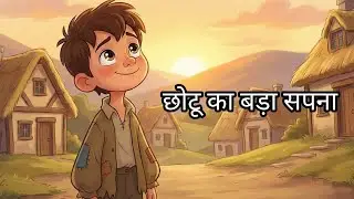 छोटू का बड़ा सपना 🧒✨ | एक Cartoon Story जो हिम्मत देना सिखाए