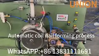 🚀 Watch the complete process of coil nail production with our high-precision coil nail machine!