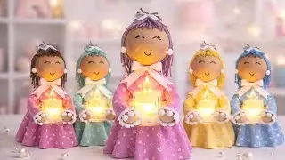 This Doll Lights Up at Night 🕯️ | Handmade Fabric Doll