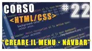 COME CREARE IL MENU DI UN SITO WEB - Corso HTML/CSS #22 | Vita Da Founder