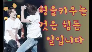 BTS(방탄소년단) 석진 - 정국  형을 키우는 것은 힘든 일입니다/ Nurturing older brother is a hard working