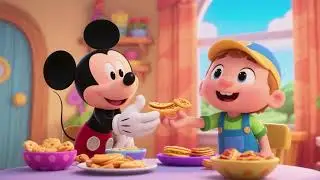 Mickey Sharing Snacks Song | Sharing Is Caring | Fun Kids Song with Mickey
