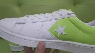 CONVERSE PRO LEATHER LOW [white/ghost green]
