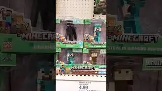 Minecraft Metal Figs Diecast Steve Enderman Creeper Alien #shorts #shortsfeed #minecraft #toys #mini