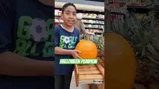 We bought halloween pumpkin in Progressive supermarket#shortsvideo #travel #jamaica #mandeville