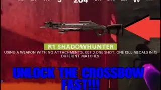 HOW TO UNLOCK THE *NEW* R1 SHADOWHUNTER (CROSSBOW) FAST IN COLD WAR!!!