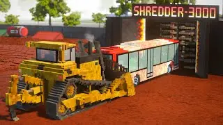 Bulldozer VS Shredder - 3000 | Voxel Game &ndash; Teardown
