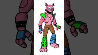 fnaf security breach glamrock pigpatch short
