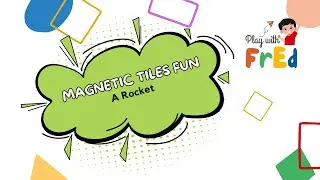 Building a Rocket with Magnetic Tiles!