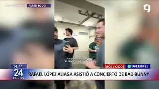 Rafael L&oacute;pez Aliaga en el concierto de Bad Bunny