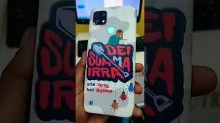 realme C20 back skin #shorts #funny