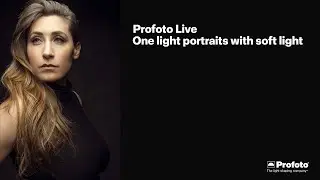 Profoto Live - One light portraits with soft light