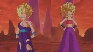 Ssj2 Gohan vs Ssj2 Caulifla - REQUESTED BATTLE - Dragon ball sparking zero