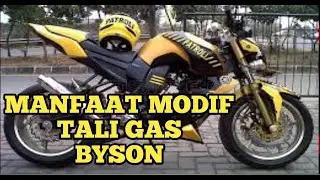 Cara modifikasi Tali Gas Motor Byson Pakai Tali Rem BMX