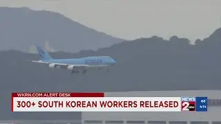 South Korean workers return home after Georgia raid