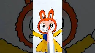 ✅️ How to Draw Labubu 💛🐰 | Cute Labubu Drawing for Kids | Easy Step-by-Step Cartoon Art ✨🖍️#kids