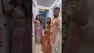 Couple ne diya curtain drop and hug step#Bride #Groom #CurtainHug #RomanticVibe