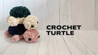 How To Crochet Turtle Keychain 🧶 Crochet Tutorial