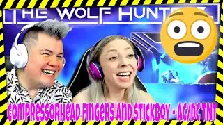 Compressorhead Fingers and Stickboy TNT | THE WOLF HUNTERZ Jon and Dolly Reaction