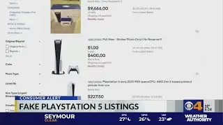 Fake Playstation 5 listings