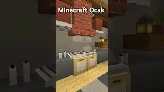 Minecraft Kitchen Stove 🔥 #shorts #minecraft #minecraftbuild
