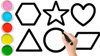 Shapes song for kids, Learn 2d shapes, colors for toddlers | Preschool Learning,Educational video