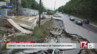 Impact of Hurricane Helene on the North Carolina Department of Transportation