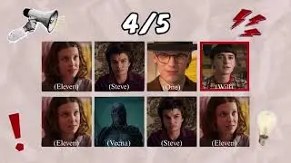 SAY THE WORD ON BEAT| NEW VERSION | STRANGER THINGS LEVEL EASY-MEDIUM-HARD🫣🙀 #beatchallenge
