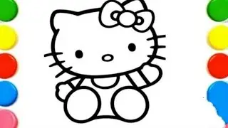 Beautiful Hello Kitty Drawing Painting and Coloring for Kids and T..... 