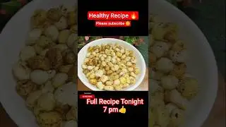 🤫&ldquo;Shaam ka sabse healthy snack 😍 Masala Makhana recipe&rdquo;! #shorts #ytshorts #recipe #makhana #foodie