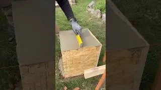 Beton Fundamente Schnell und einfach 💯 #handwerk #tips #howto #maker #concrete #beton #diy #tools