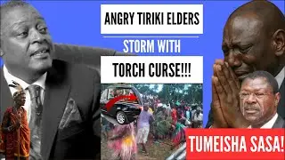 WETANGULA FORCED TO FLEE AS ELDERS STORM JIRONGO HOME WITH TORCH BURIAL CURSE!