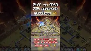 Th15 vs th18 attack strategy rood rider #shorts #clashofclans #clashofclansstrategyguide
