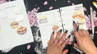 Plan with me in my mini work planner