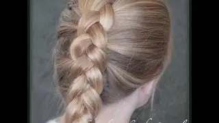 Как заплести голландскую косу или французскую косу наизнанку