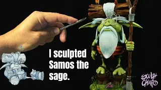 I Sculpted Samos the Sage from Jak and Daxter