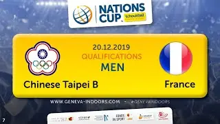 7 CN TGI2019 / Nations Qualifications Men : Chinese Taipei B - France