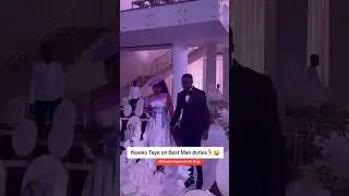 Kweku Teye on Best Man duties🏃😂 #shorts #youtubeshorts #trending #viral #video #viralvideo #love